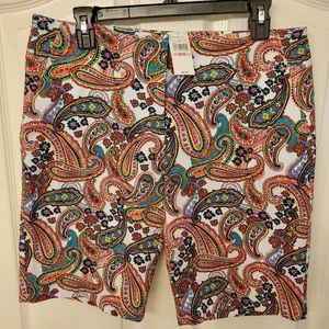 NWT Izod Golf paisley shorts